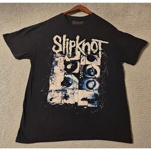 Slipknot Eyeless Graphic T-Shirt Mens Large Black 2024 Band Tee Short Sleeve L